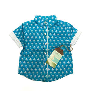 Fore Axel & hudson - Anchor Print Bowling Shirt